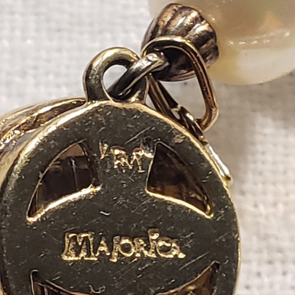 Stunning Vintage Majorica Simulated Pearl Necklace - Picture 12 of 13